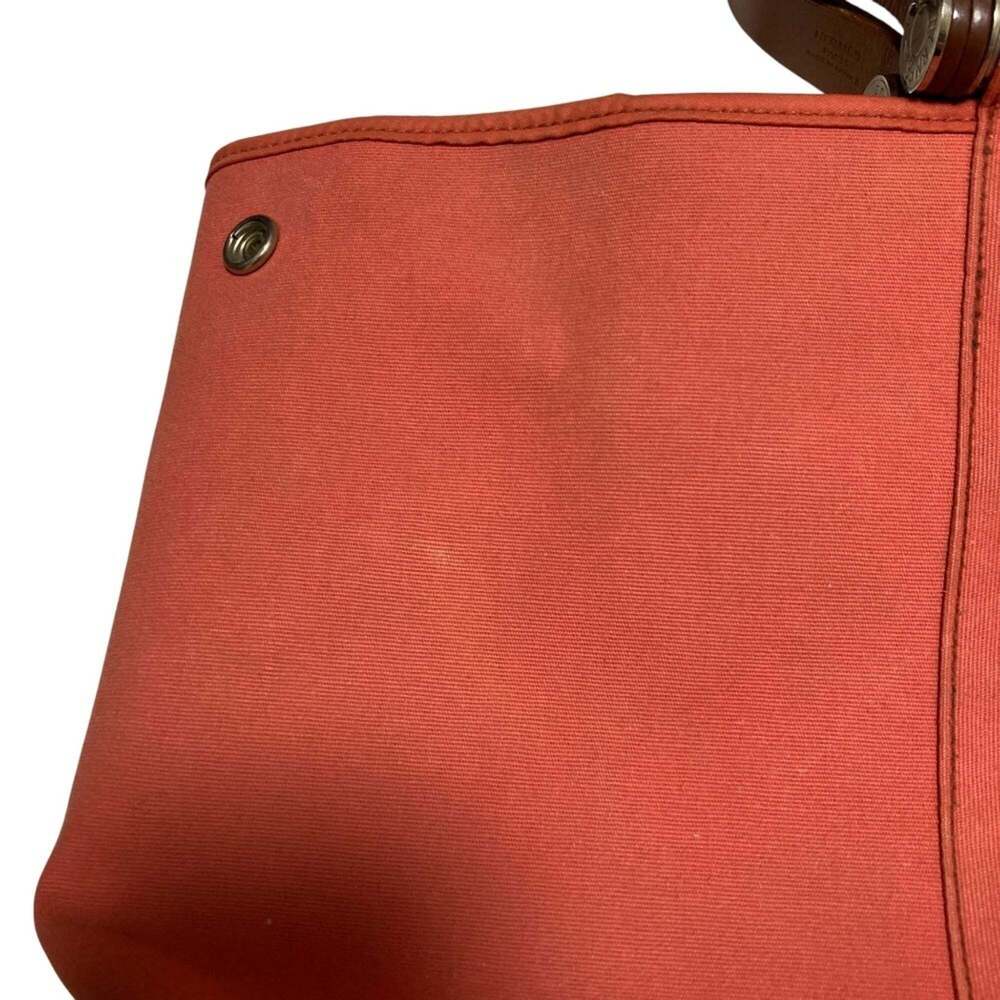 HERMES Cabas Elan 2-way handbag, pink, □N stamp, women's. - Picture 11 of 16